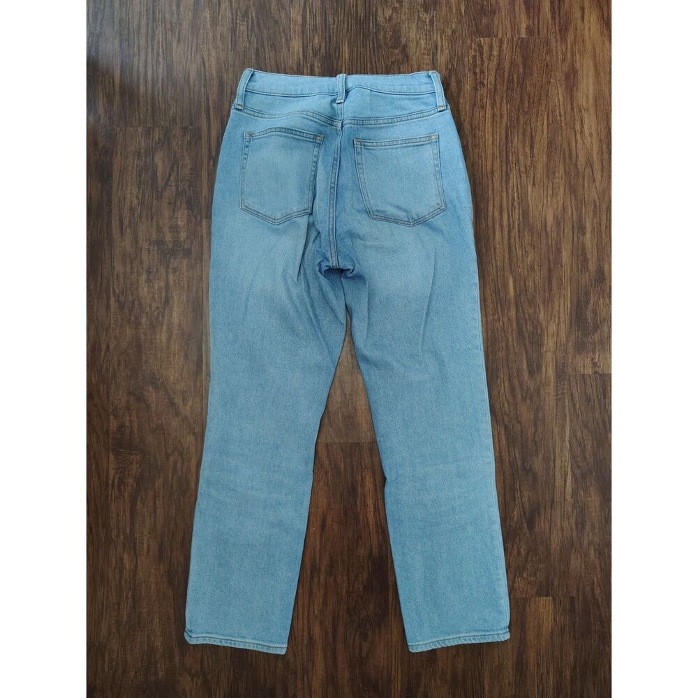 J.Crew Essential Straight Crop Jeans 27 Light Wash High Rise Stretch Denim - Picture 3 of 6